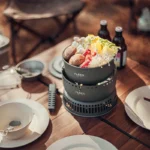 Kingpool Reusable Alocs Portable Outdoor Picnic Camping Pans Stove Cookware Set Pot Mess Kit With Bag