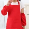 Red(One Apron With OneHat)