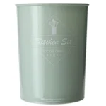 Stainless Steel Cooking Spoon Utensil Holder Kitchen Bamboo Utensil Holder Metal