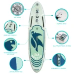 FUNWATER Dropshipping OEM Inflatable Paddle Board sup Paddles supboard Koi Inflatable sup Paddleboard Gonflable
