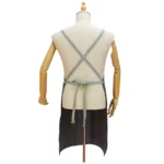 Grey Style Barista Cotton Canvas Wear Resistant Washable Tool Apron