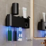 Automatic Toothpaste Squeezer Dispenser UV Toothbrush Holder Bathroom Accessories