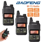 Baofeng BF-T1 Mini Handheld Ham Radio 400-470MHz Classic Mini Walkie Talkie for Restaurant Hotel