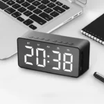 Portable Wireless Bluetooths Speaker of Alarm Clock with Mirror