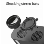 Portable Wireless Bluetooths Speaker of Alarm Clock with Mirror