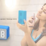 Portable Wireless Bluetooths Speaker of Alarm Clock with Mirror
