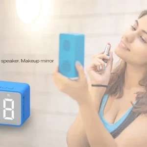 Portable Wireless Bluetooths Speaker of Alarm Clock with Mirror