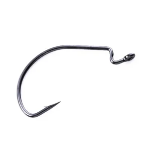 Hengjia Crank Hook Black 30pcs Boxed Single Hook 30pcs/box