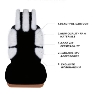 Fuzzy Faux Sheepskin Car Seat Covers for toyota sienna  ford Peugeout