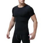 High Quality Blank Black Mens T Shirts Clothing OEM Gym Wear for Men