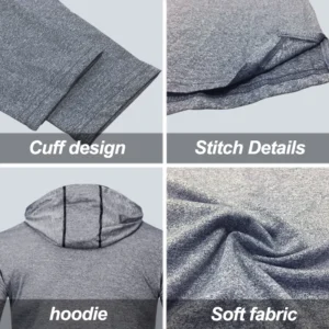 Sportswear Men Gym Hoodies Outdoor Running Tops Training & Jogging Hoodies Sweatshirt Sportswear Fitness Wear