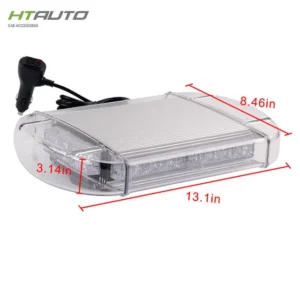 Car Truck Snow Plow Amber Yellow Warning Directional Lightbar Flashing Emergency LED Strobe Light Flasher