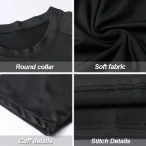 High Quality Blank Black Mens T Shirts Clothing OEM Gym Wear for Men