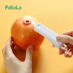 FaSoLa Orange Peeler Tools Plastic Orange Peeler with Blade Citrus Remover Easy Open Citrus Lemon Citrus Peel Cutter Fruit Tools
