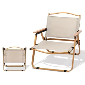 Lightweight Aluminum Alloy Bracket Folding Chair Garden Beach Portable Outdoor Camping Chair
