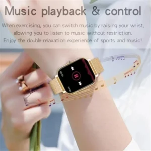 Smart Watch for Men Women Gift Full Touch Screen Sports Fitness Watches Bluetooth Calls Digital Smartwatch Wristwatch