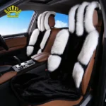 Fuzzy Faux Sheepskin Car Seat Covers for toyota sienna  ford Peugeot