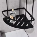 Modern Two-Tier 304 Stainless Steel Bath Corner Shelf Dual Tier Rack for Hotel Bathrooms