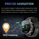 4G LTE Smartwatch for Men – Android/iOS, Full-Touch Fitness Watch