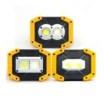 COB 30W LED Work Light Rechargeable Waterproof Flood Lights for Outdoor Camping Hiking Emergency Car Repairing Job Site Lights