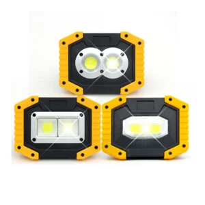 COB 30W LED Work Light Rechargeable Waterproof Flood Lights for Outdoor Camping Hiking Emergency Car Repairing Job Site Lights