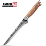 6inch Japanese Kitchen Knife 67 Layers Damascus Steel Fish Fillet Knife Wooden Handle Boning Knives