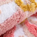 Microfiber Bath Rug Solid Pattern Super Water Absorbent Anti-Slip Soft Plush Floor Mat