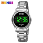 Smart Stainless Steel Touch Smartwatch Big Display, Gold Finish, Business Class Wristwatch