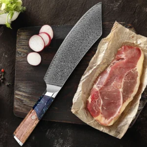 67 Layers Damascus Steel Kitchen Knife Professional Chef's Knife Full Range of Western Knives Restaurant Home Cooking Tools