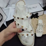 Fashion Ladies Shoes Sexy Cute Jelly Womens Sandals slippers slip on Summer Flat Women’s Sandals