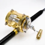 Topline Saltwater Fishing Trolling Reel 50W 2 Speed Boat Ocean Deep Sea Carrete De Pesca Big Game Fishing Reel Gold Powder