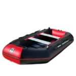 Solar Marine 9.8ft Inflatable Boat 4 Person Folding Portable Fishing Kayak Dinghy Rafting Tender Floating on River Lakes