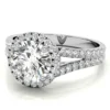 2ct Main Stone Moissanite Style