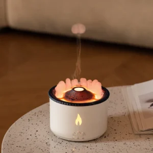 Flame Diffuser Jellyfish Volcano Diffuser Portable Flame Vulcano Humidifier Diffuser Volcano Humidifier