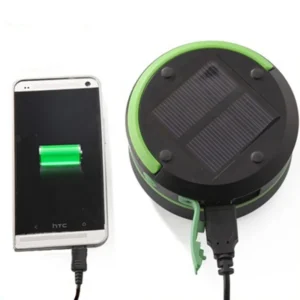 Collapsible LED USB Rechargeable Solar Lantern for Outdoor Activities like Climbing for Camping