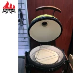 KIMSTONE Ceramic Cooking Accessories Round Pizza Stone Oven  High -Temperature Resistance Suitable for 21 Inch