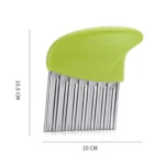 Potato Carrot Chip Dough Manual Crinkle Wavy Cutter Chopper Vegetable Fruit Slicer Stainless Steel Kitchen Tools