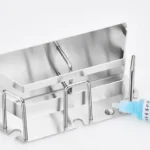 New Adhesive Stainless Steel 304 Wall Mounted Toothpaste Holder Toothbrush Holder Rack for Bathroom
