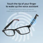 2025 Ultra-Lightweight Detachable AI Translation Smart Glasses Reading Music Supported Smart Wearable Headset