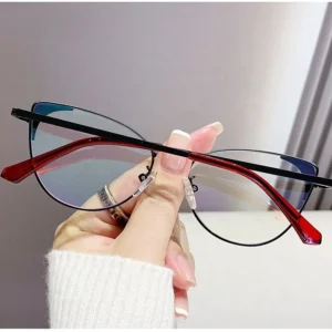 Women's Transparent Cat Eye Glasses, Anti Blue Light Optical Frames