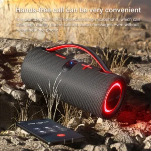Portable Wireless Outdoor Indoor Karaoke Bluetooth Speaker for Home Theater System for Camping and Party