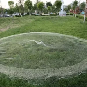 Small Size American Style Hand Cast Net Trap Easy to Carry Nylon Pull Rope Type for Small Spaces