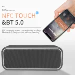Cyboris T8 Pro Wireless for Bluetooth Speakers Portable HiFi Mini Subwoofer Extended Bass Treble Home Party Music Boombox