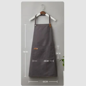Fashion Chef Jackets Uniform Coats Hotel Mandiles Leather Full Length Bib Barista Barber Delantales Garden Hairdressing Cartoon