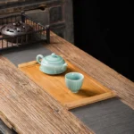 Eco-Friendly Heavy Bamboo Tray for Restaurant Breakfast and Food Serving