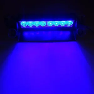 8 LED 12 V Strobe Light Car Flashing Warning Emergency Windshield Unit 3 Mode Strobe Light Lamp