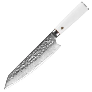 XITUO 67-Layer Damascus Steel Kiritsuke Chef Knife, ABS White Handle