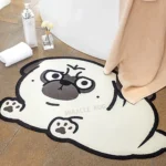 40x30cm Bathroom Diatomite Stone Mat Anime Pattern Ultra-Absorbent Non-Slip Eco-Friendly Drying Mat