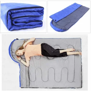 Camping Accessories Ultralight Compact Bag Backpacking Gear Warm Envelope-type Single Person Cotton Custom Printed Sleeping Bag