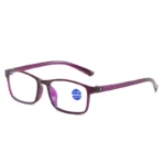 XB8030 Slim Unisex Reading Glasses Anti Blue Light Red Plastic Frame TR90 Men Women’s